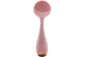 HANDA Instrument Sonic Facial Cleansing Brush, Silicone Vibration Rechargeable Face Cleansing Brush, Waterproof Face Scrubber