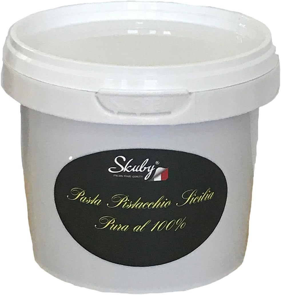 100% pure pistacho paste from Sicily
