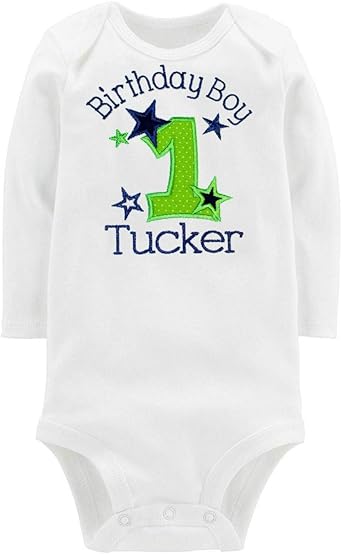 personalized baby boy first birthday outfit