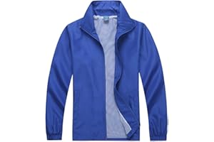 Black Jacket Men Fashion Lightweight Sun Protection Windbreaker Outdoor Hiking Fishing Coats with Pocketa