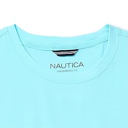Nautica mens Solid Crew Neck Short-sleeve Pocket
