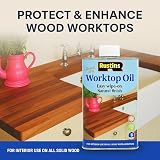 Rustins Worktop Oil Premium Wood Treatment 1L Water-Repellent Finish view 3