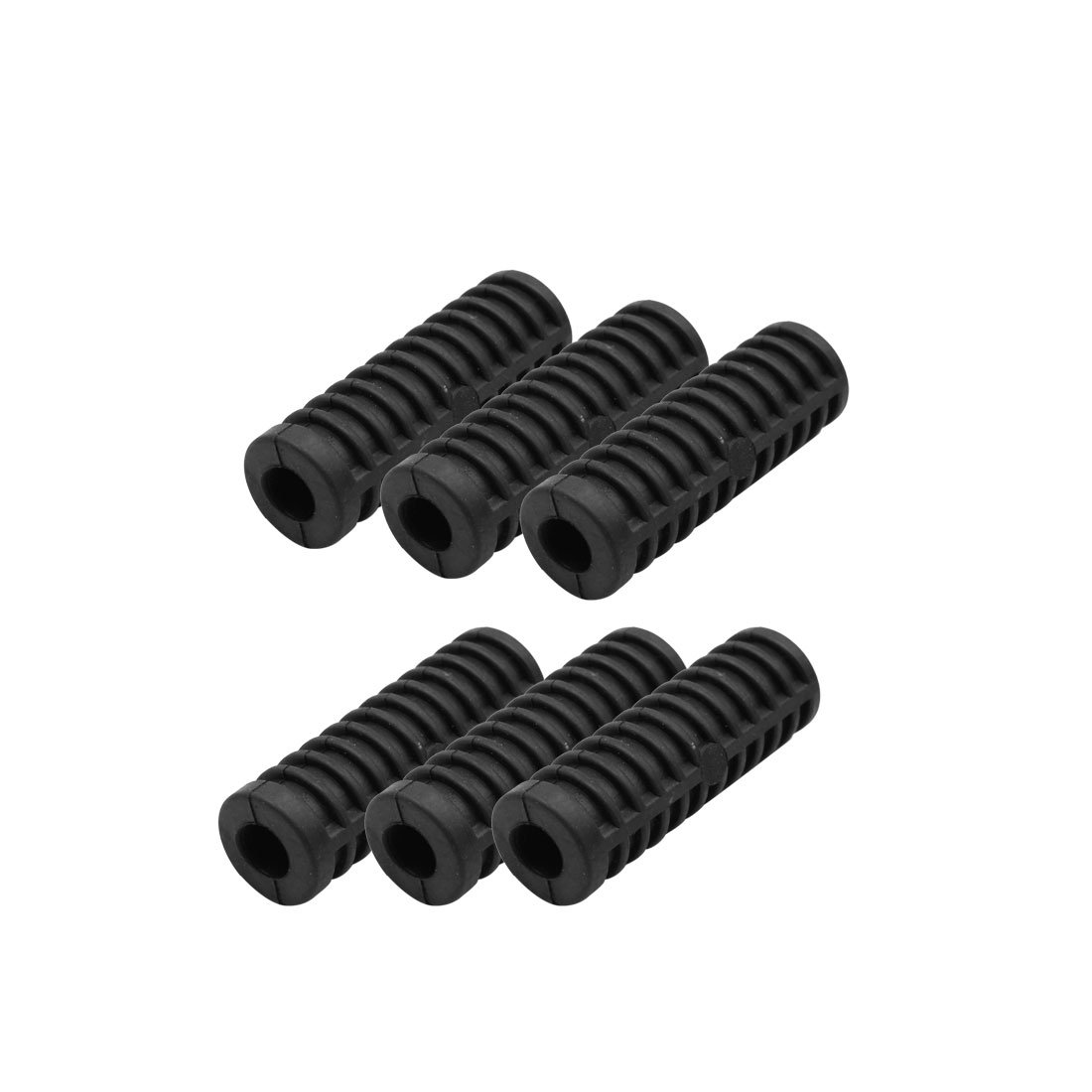 sourcingmap 6pcs Black Gear Shift Kick Start Lever Pedal Rubber for Motorcycle