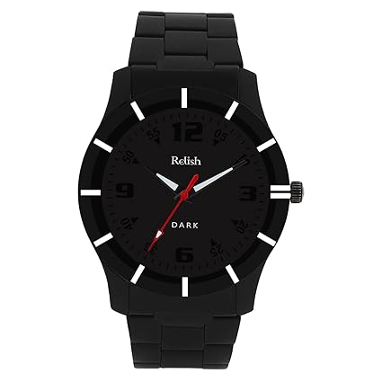 Analogue Black Dial Mens & Boys Watch (RE-B0907C)