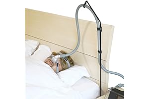 LONYEON CPAP Hose Holder - CPAP Hose Hanger for Bed Avoid Tangling and Prevent Blockage,Keeps The Air Hose Up and Away from Your Face and Arms to Make You Sleep Better,Black