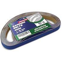 thumbnail image 2 of POWERTEC 6x48 Zirconia Sanding Belts 9-Pack - Metal & Wood Grinding Power 2 of 9