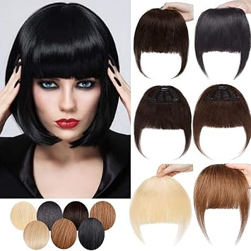 clip in bangs human hair