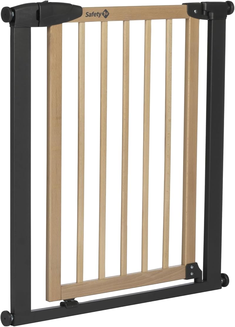Safety 1st Simply Close Wood and Metal Baby Gate 73–80 cm No Drill