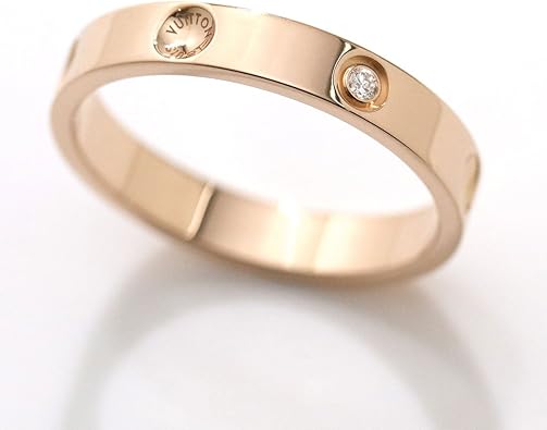 Amazon ルイ ヴィトン アリアンス アンプラント ダイヤ 1p 58 リング K18pg 18金ピンクゴールド 750 指輪 Louis Vuitton 中古 リング 通販