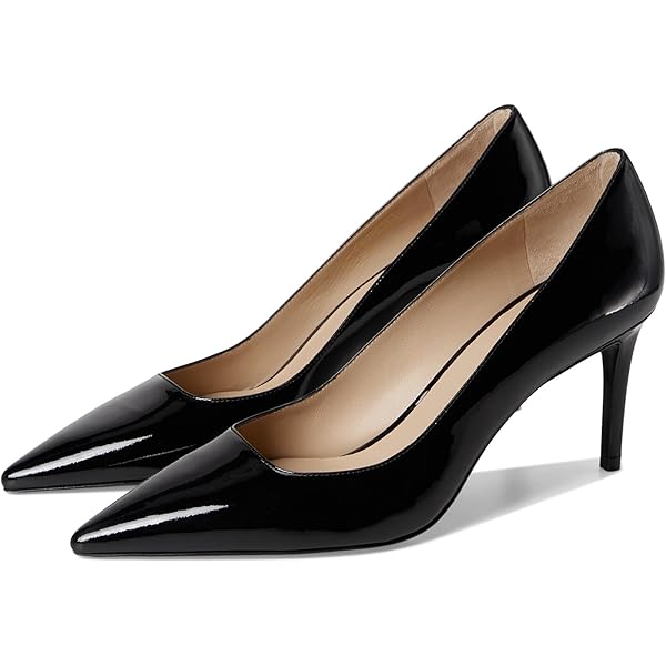 Amazon.com | Stuart Weitzman Women's Stuart Power 85 Black 1 5