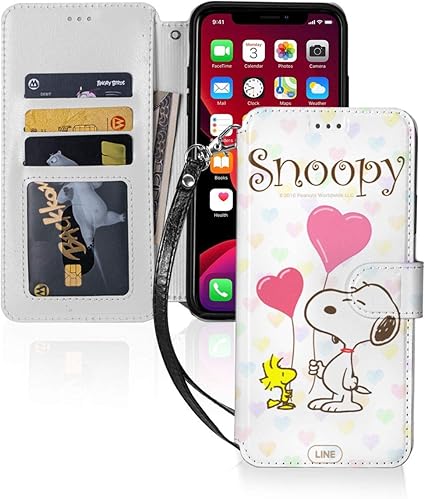 Amazon Iphone11 ケース スヌーピー Snoopy 手帳型 携帯ケース おしゃれ 人気 耐衝撃 アイフォン11 アイフォン11カバー カード収納 スタンド Puレザー 耐汚れ スマホケース 家電 カメラ オンライン通販