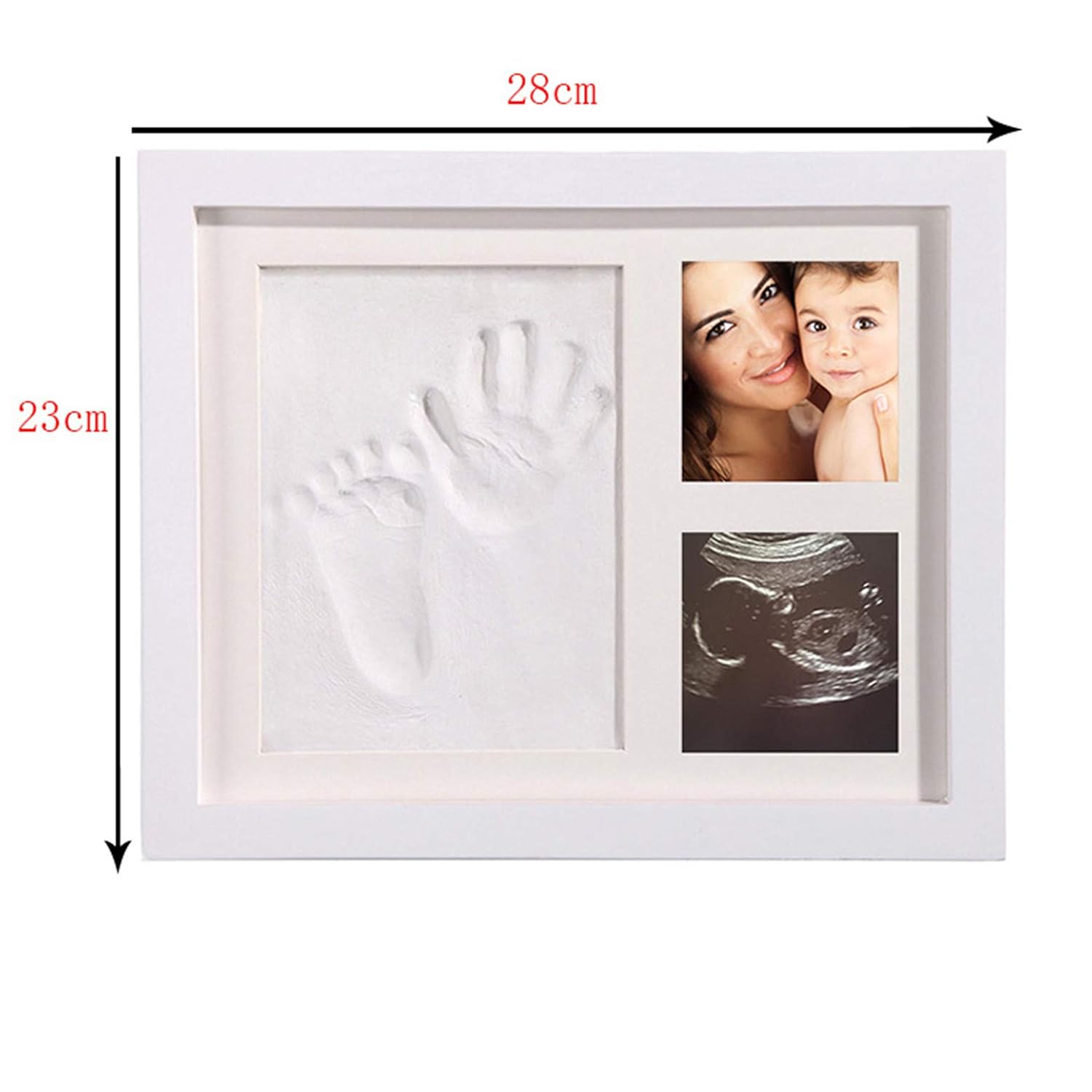 Kit Empreinte Pieds Et Mains Bebe Avec Photo Cadre Empreinte Bebe Boite Keepsakes Grand Coffret Souvenirs De Naissance De Bebe 1 Chseea Cadre A Souvenir De Bebe Kits De Moulage Et D Empreintes