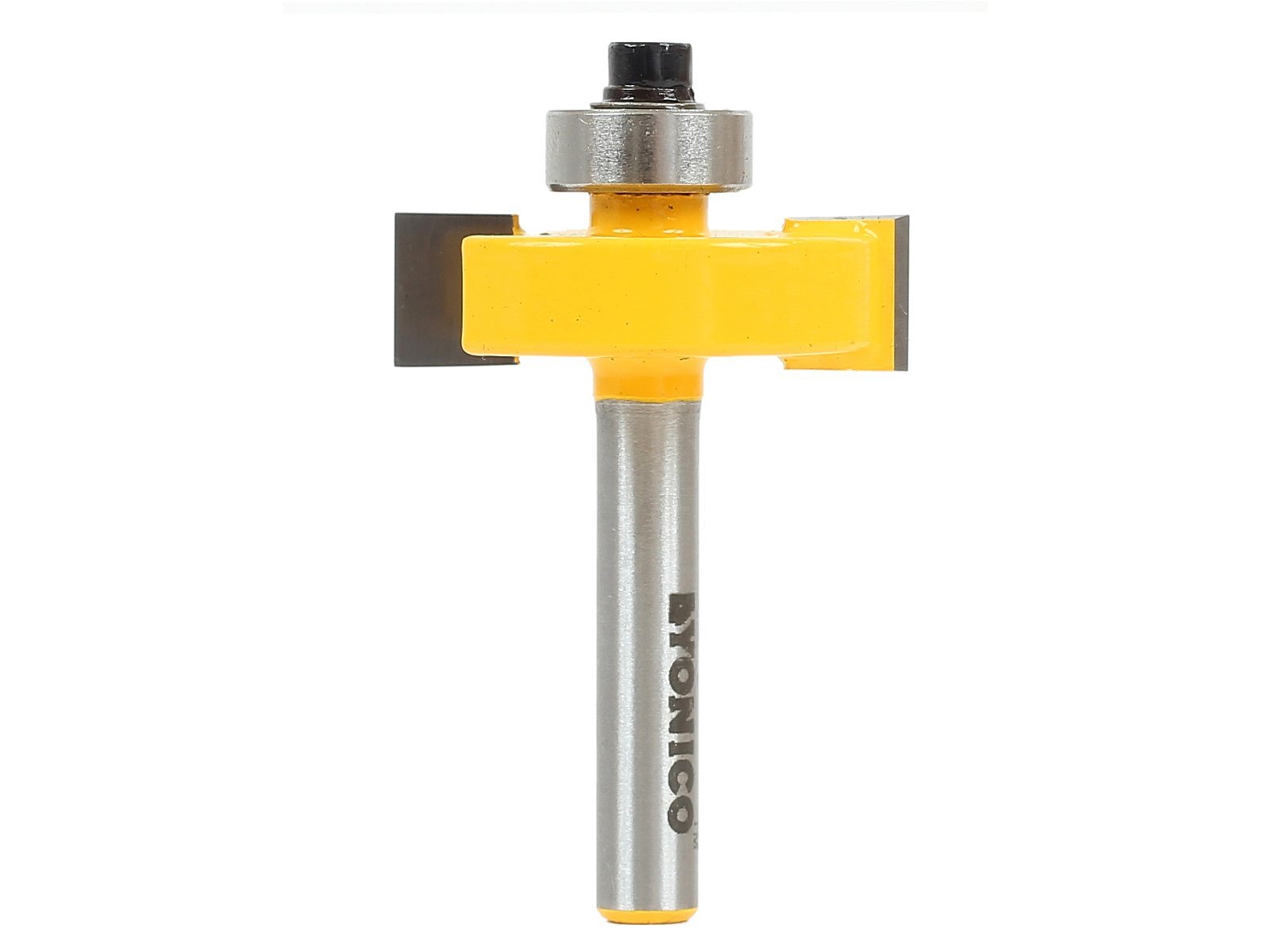 Yonico 14186q - Slot Cutter Router Bit, Cutting Height: 3/8", Cutting Depth: 3/8" - 1/4" Shank