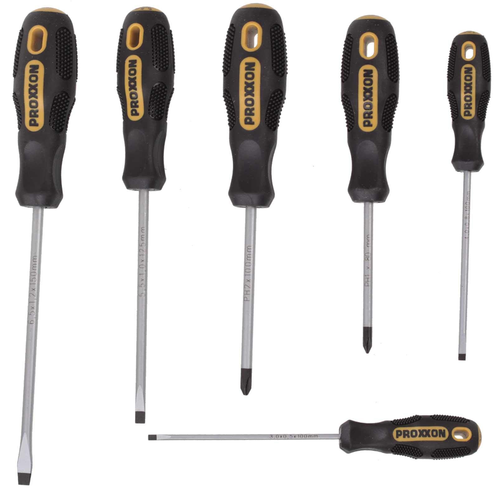 Proxxon Series of 6 Flex-DOT Screwdrivers