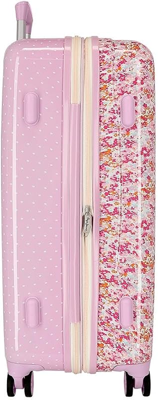 Sac à Dos d'écolier Sandra - Rose - Bretelles réglables - pour Un Transport Confortable - Différents Compartiments par Joumma Bags, Rose, 68cm x 48cm x 26cm, Valise Moyenne — photo 2 sur 7