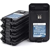 ROWSHEP (5-Pack) 3.7V 1200mAh Li-ion Battery, Replacement for RT68 RT68B RT68S RT68Plus BL68 Two-Way Radios Rechargeable Pack