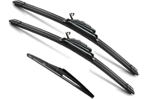 JUSTCAR 3Pcs for Mitsubishi Outlander Sport Windshield Wiper Blades 2011-2019 2020 2021 2022 2023 2024, Original Equipment Automotive Replacement Windshield Wiper Blades for My Car- 24"/21"/10" (Set of 3)