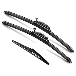 JustCar 3 wipers Replacement for 2012 2013 2014