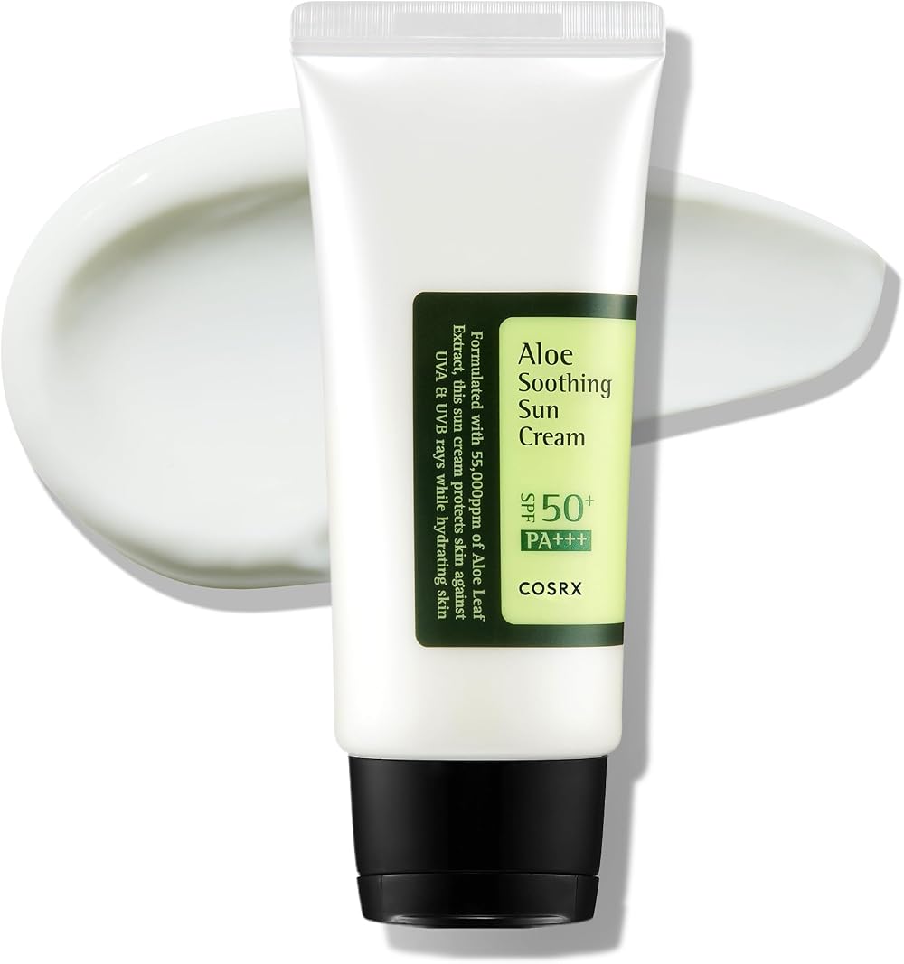 COSRX Aloe Soothing Sun Cream SPF 50+ Daily Hydrating Sunscreen 50ml