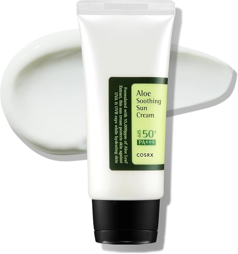 COSRX Aloe Soothing Sun Cream SPF 50+ Daily Hydrating Sunscreen 50ml