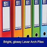 Oxford Premium A4 Lever Arch File Red Single Folder Heavy Duty 70mm Spine view 7