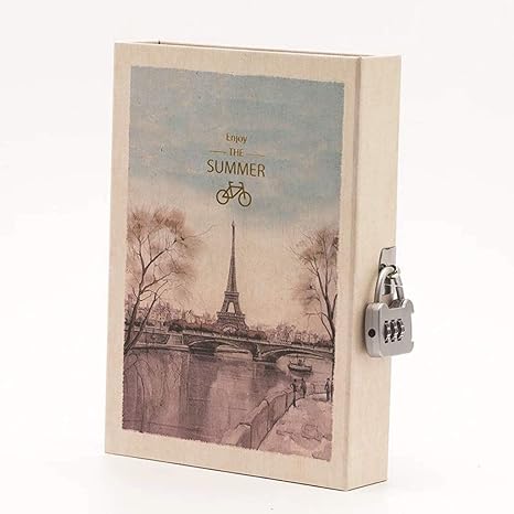 Amazon Co Jp Hld パスワードノートブック多機能ノート ブックロック付き子供秘密日記アダルトクリエイティブ小さなレトロアート暗号化されたメモ帳女性カラーページイラスト手描き Color A ホーム キッチン