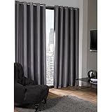 Burgundy Nickel Grommet Top Thermal Insulated Blackout Curtain 80
