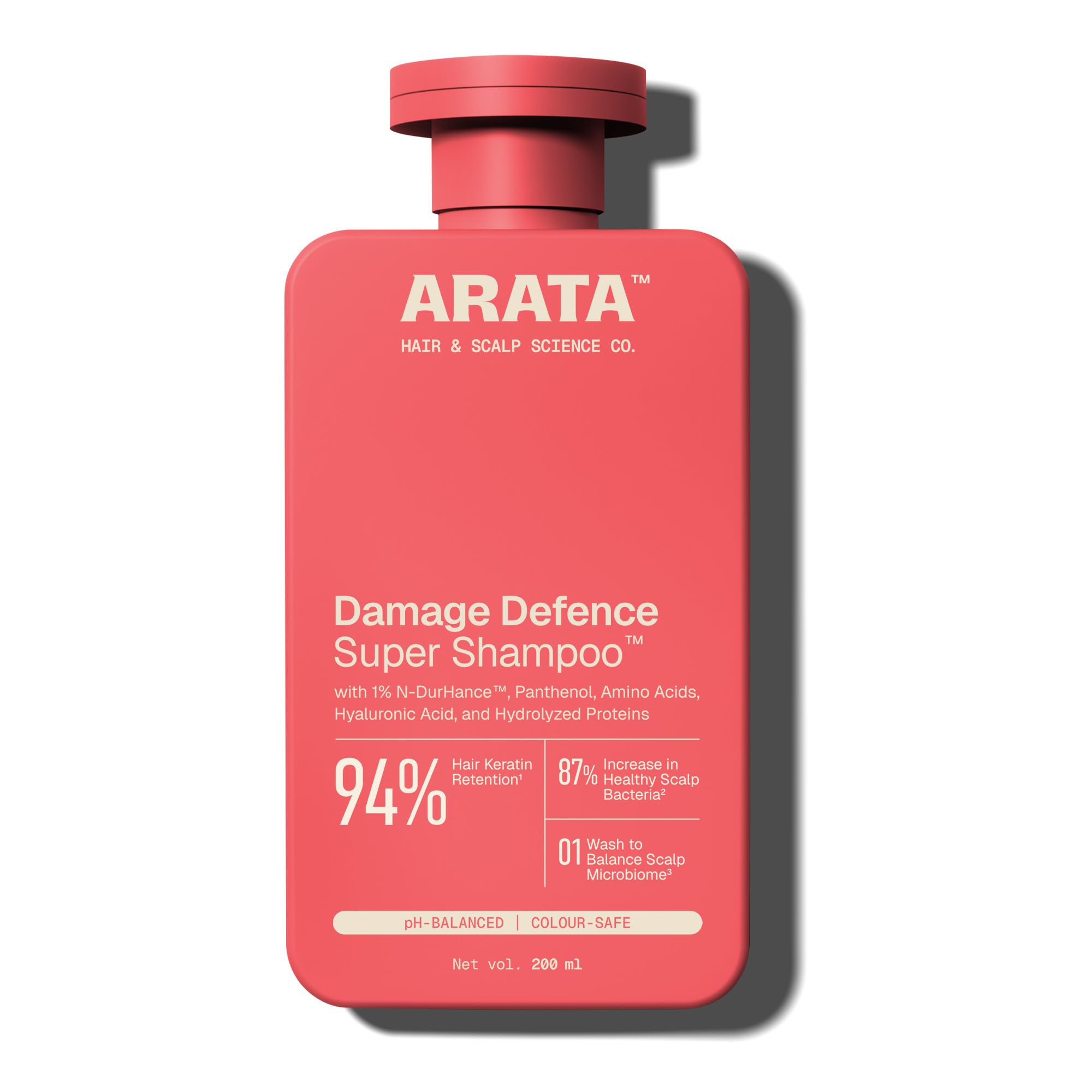Arata Natural Regenerating 5 in 1 Anti-Hairfall Super Shampoo with Onion Oil, Bhringraj, Apple Cider Vinegar, Argan Oil & Aloe Vera For Women & Men (Shampoo)