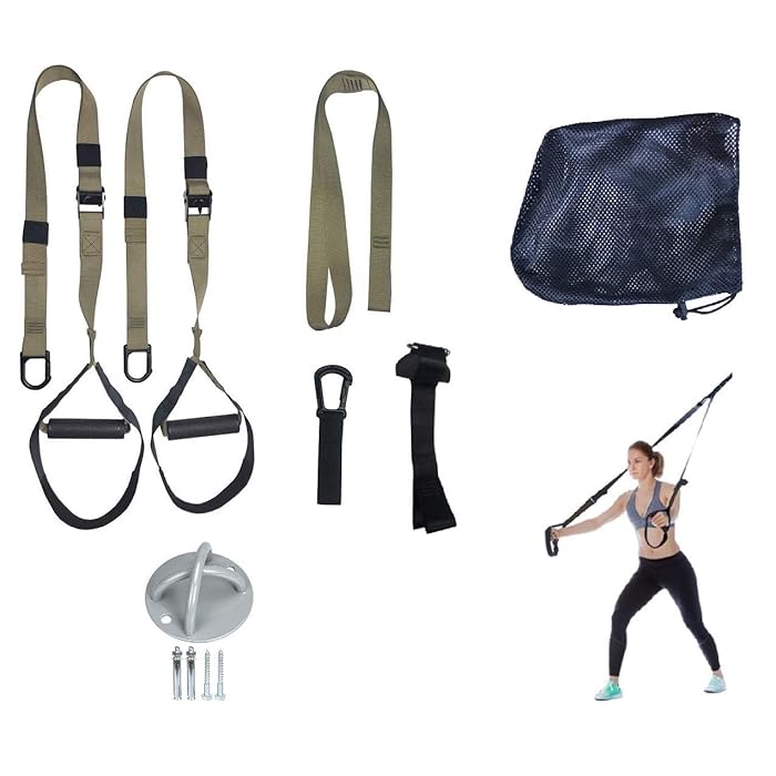 Buy GRASEP Home Gym Bodyweight Resistance Training Kit with Integrated