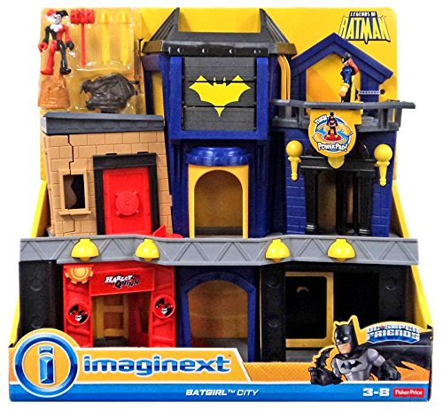 Imaginext Legends of Batman Batgirl City! Includes Batgirl and Harley Quinn!