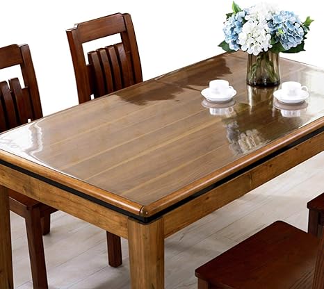 Amazon Iyhuo Pvc製 テーブルクロス 透明 テーブルマット デスクマット マット 厚さ2mm 長方形 防水 撥水 耐久 汚れ防止 サイズ選択可能 80 135cm テーブルクロス オンライン通販