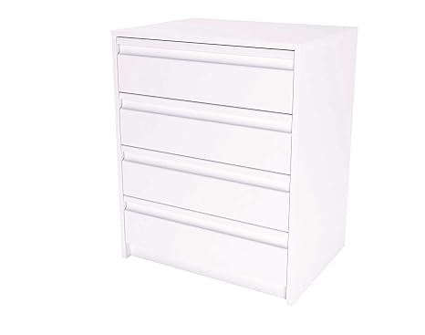 Samblo Kai Schublade, Holz, Weiß 45x60x73 cm