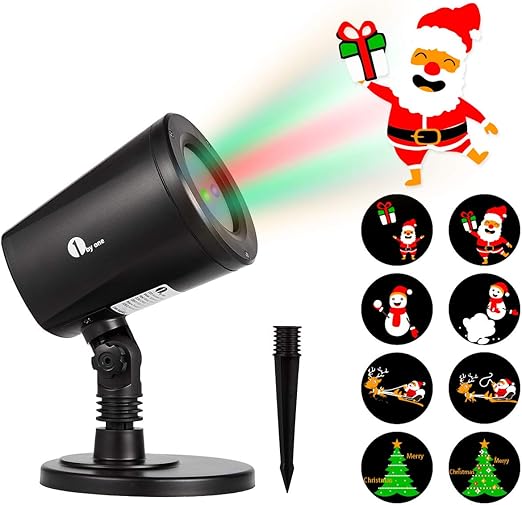 1byone proyector de navidad de luz LED imágenes que cambian ...