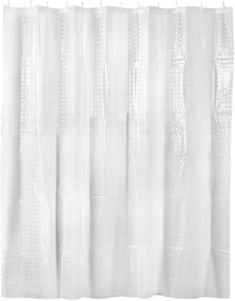 Dartphew - Cortina de ducha con diseño de cubeta de agua en 3D