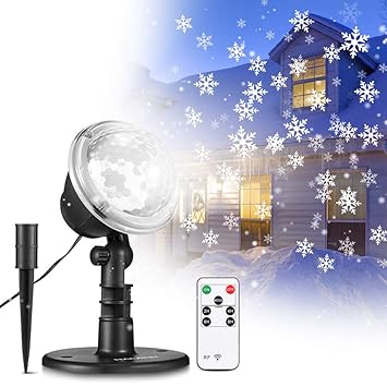 Luces de Proyector de Navidad, Luz de Proyección 2 in 1 Ondas de ...