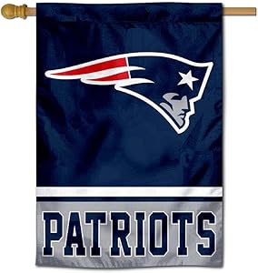 WinCraft New England Patriots Two Sided House Flag