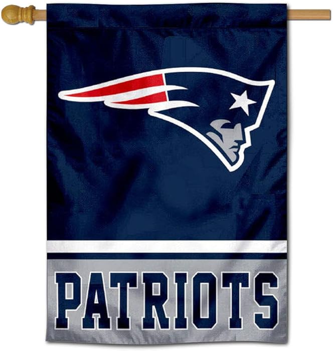 WinCraft New England Patriots Two Sided House Flag
