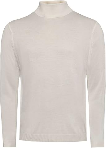 cream roll neck mens