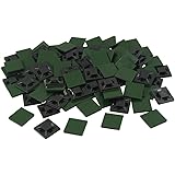 uxcell 100 Pcs 20mm x 20mm x 4mm Self Adhesive Cable Tie Mount Base Holders Black