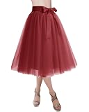 Keerlonno Gonna Tulle Donna Corta Danza Sottogonna da Anni 50