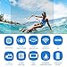 DROGRACE WP350 Sports DV Camera Wifi Video Action Camera Waterproof 4K 60fps 30fps 1080p Full HD for Youtube Underwater Remote Digital Camera Accessories Kit 12MP 170 Wide Angle 6G Lens