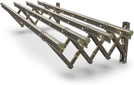 fold away washing line wall mounted