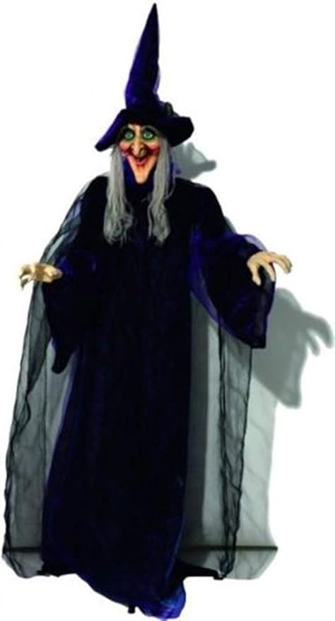 Ssitg Figurine De Sorciere Animee Halloween 175 Cm Amazon Fr Jardin