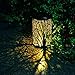 deaunbr Solar Lantern Outdoor Lights for Decorative Atmosphere Hanging Garden Lantern cylindrical Table Lamp Night Light Warm lighting for Courtyard, Party, Walkway,Terrace, garden, Lawn (1 pack)