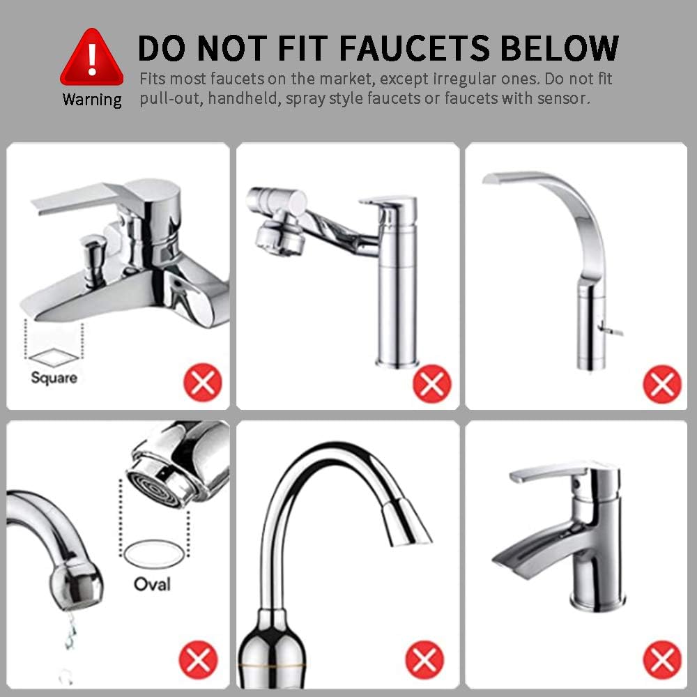 Kowela Faucet Mount Water Filter, SUS304 Stainless Steel Reduce Chlorine,Lead,BPA Free, Water Purifier with 7-Layer UF+ACF Filtration System, Fits Standard Faucets with 1 Filter Cartridge: Home & Kitchen