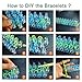 QINGYA 7200 pcs Loom Rubber Bands-26-Colors Loom Bands Refills Kit with 200 Clip Connectors&6 Hooks for Kids Bracelet Weaving DIY Crafting