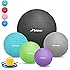 Trideer Exercise Ball (45-85cm) EXTRA THICK Yoga Ball Chair, Anti-Burst Heavy Duty Stability Ball Supports 2200lbs, Birthing Ball with Quick Pump (Office & Home & Gym)