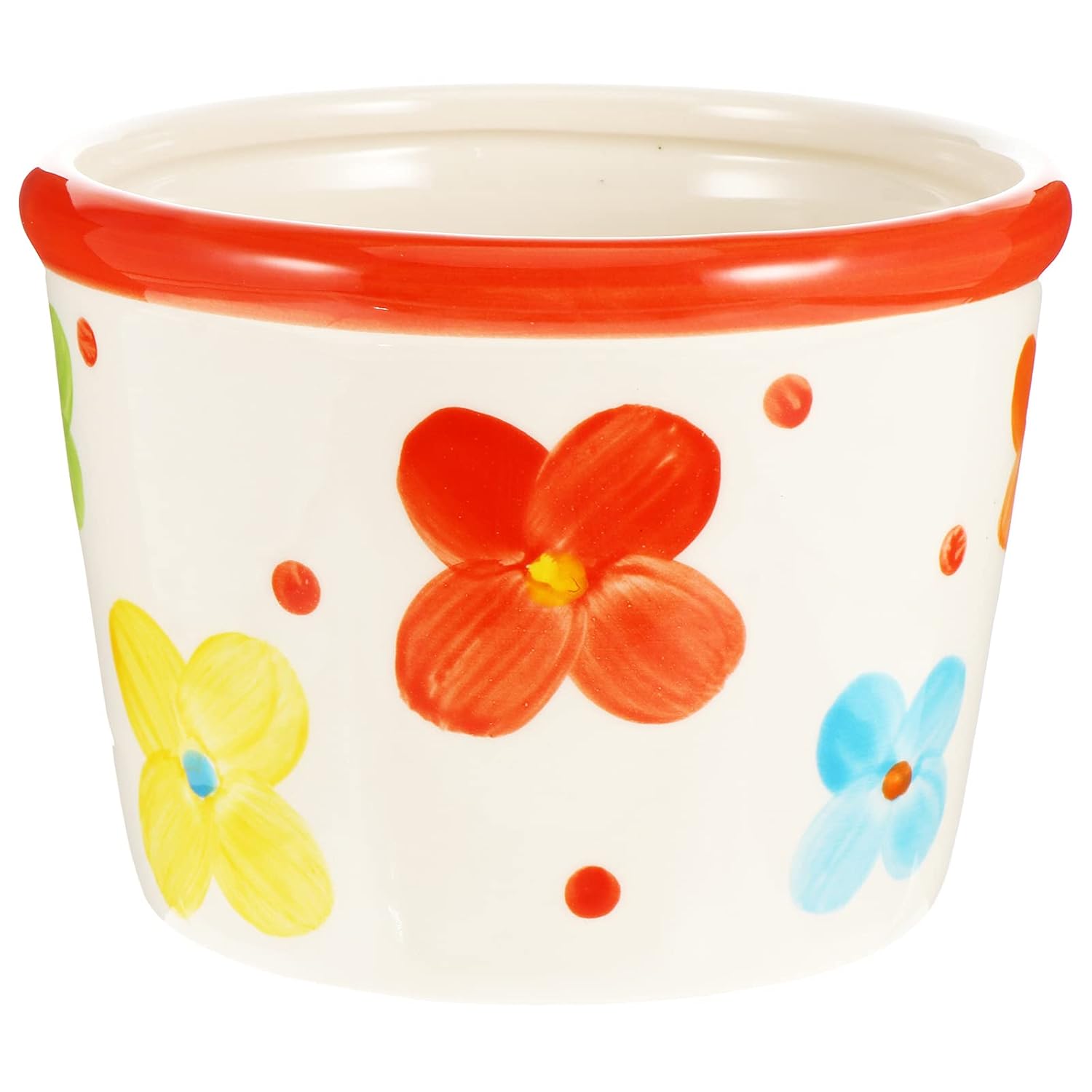 Ceramic Popcorn Bowl Practical Popcorn Container Food Cereal Serving Bowl Amazon.in Home