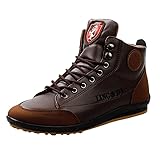 TIFENNY Men's Single Shoes Fashion Lace Up Leather
