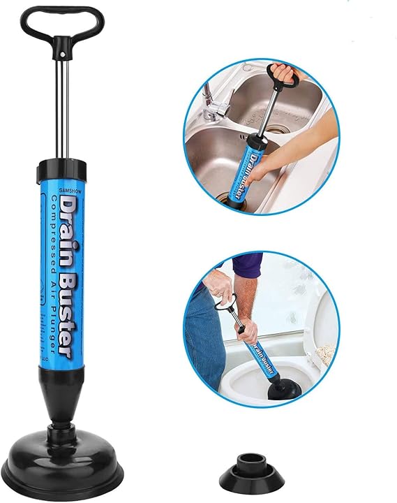 Amazon.com: Herramienta para Destapar Drenaje Alta Presión De Baño